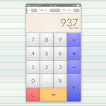 Daily UI 004 – Calculator